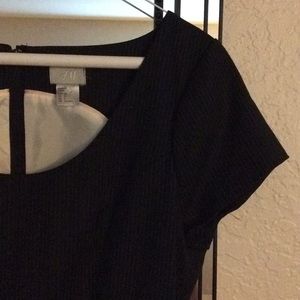 H&M pinstripe pencil dress